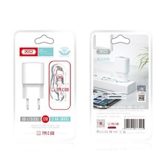 Сетевое зарядное устройство плюс кабель XO L73 Lightning / USB / 2.4A / белый цена и информация | Зарядные устройства для телефонов | kaup24.ee