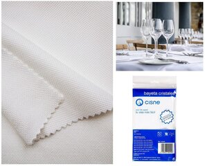 Mikrokiud Cisne Glass White poleerimiseks, tk. цена и информация | Принадлежности для уборки | kaup24.ee