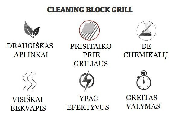 Grilli puhastusplokk Cleaning Block Grill tk цена и информация | Puhastustarvikud | kaup24.ee