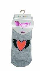 Sokid tüdrukutele Be Snazzy ST-06, süda hind ja info | Tüdrukute sukkpüksid ja sokid | kaup24.ee