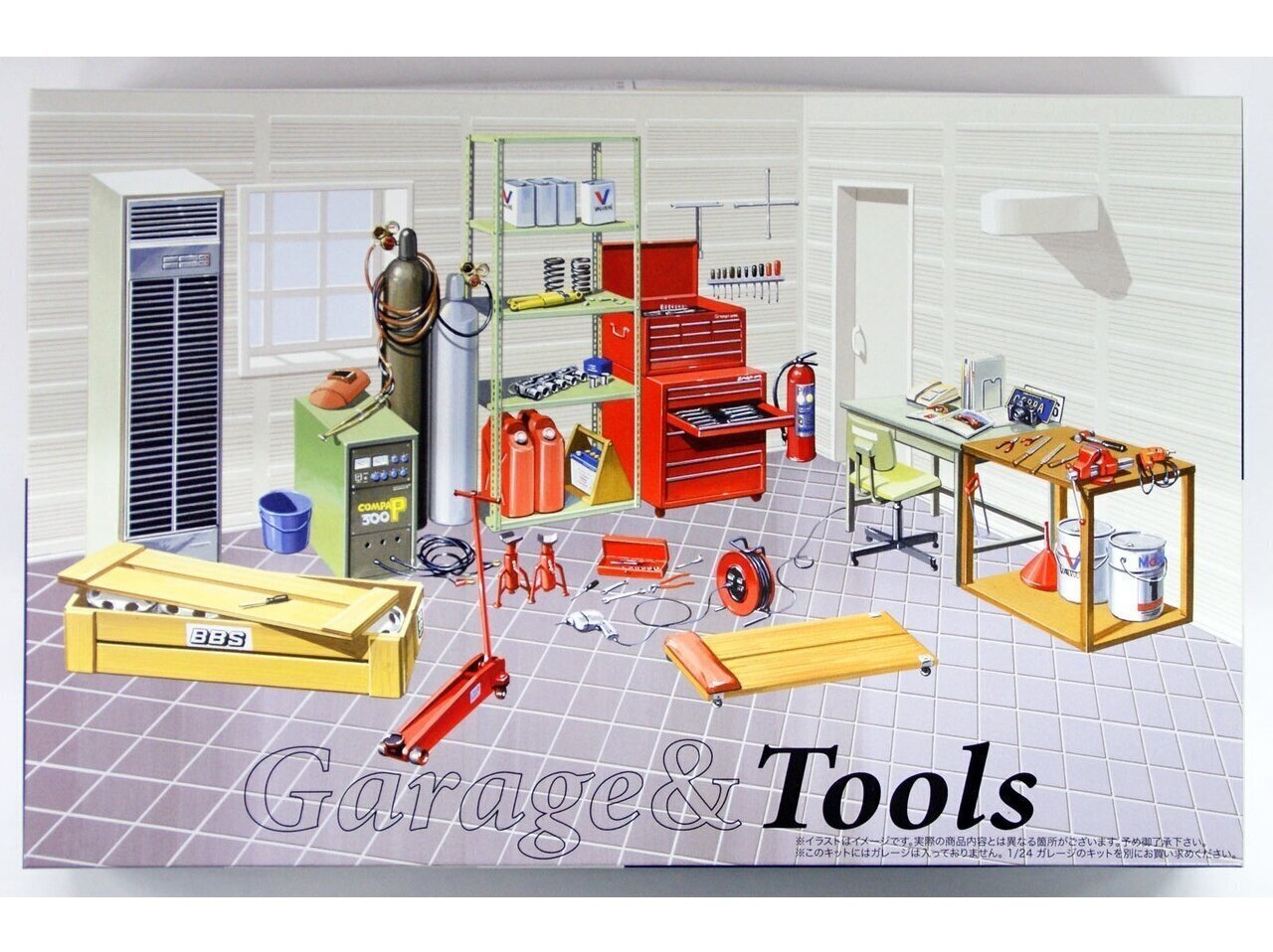 Fujimi - Garage + Tools No GT-2, 1/24, 11505 цена и информация | Klotsid ja konstruktorid | kaup24.ee