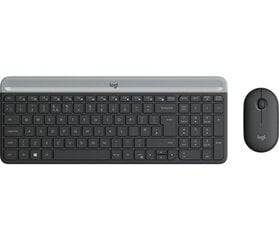 Logitech MK470 Slim Wireless Combo цена и информация | Клавиатура с игровой мышью 3GO COMBODRILEW2 USB ES | kaup24.ee