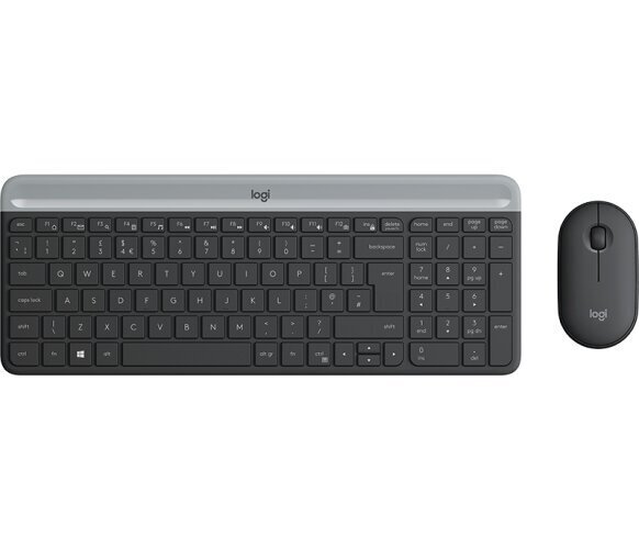 Logitech MK470 Slim Wireless Combo цена и информация | Klaviatuurid | kaup24.ee