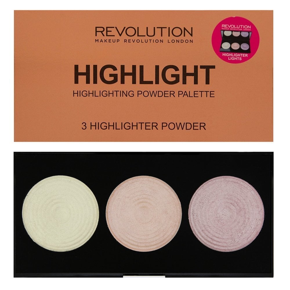 Sära andev meigipalett Makeup Revolution London Highlighter 15 g цена и информация | Päikesepuudrid, põsepunad | kaup24.ee