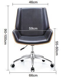 Kontoritool Ron, must hind ja info | Kontoritoolid | kaup24.ee