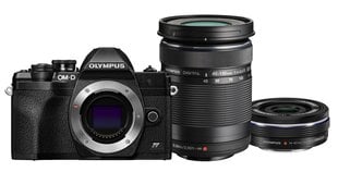 Olympus OM-D E-M10 Mark IV + ED 14-42мм EZ PANCAKE + ED 40-150мм F4‑5.6 R (Черный) цена и информация | Фотоаппараты | kaup24.ee