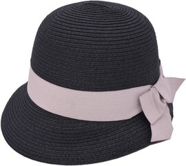Naiste laia äärega suvekübar, must hind ja info | Naiste mütsid ja peapaelad | kaup24.ee