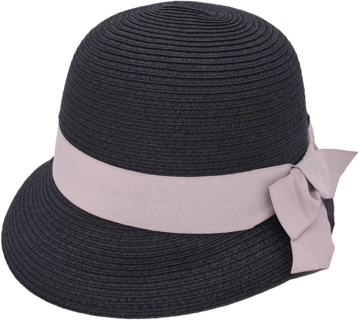 Naiste laia äärega suvekübar, must цена и информация | Naiste mütsid ja peapaelad | kaup24.ee
