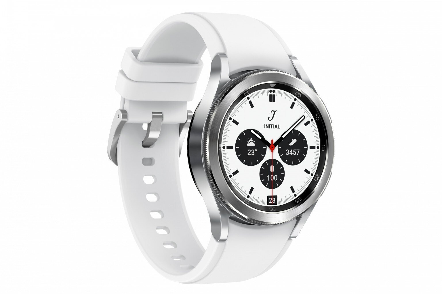 Samsung Galaxy Watch 4 Classic (BT,42mm), Silver SM-R880NZSAEUD hind ja info | Nutikellad (smartwatch) | kaup24.ee