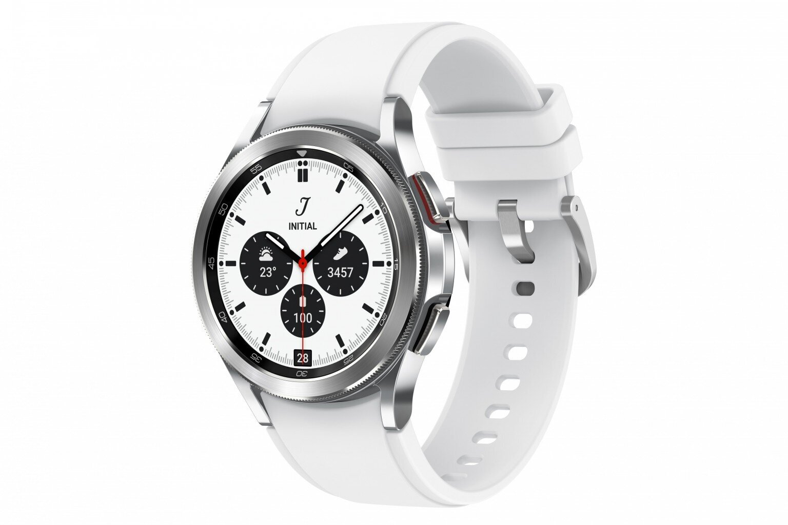 Samsung Galaxy Watch 4 Classic (BT,42mm), Silver SM-R880NZSAEUD hind ja info | Nutikellad (smartwatch) | kaup24.ee