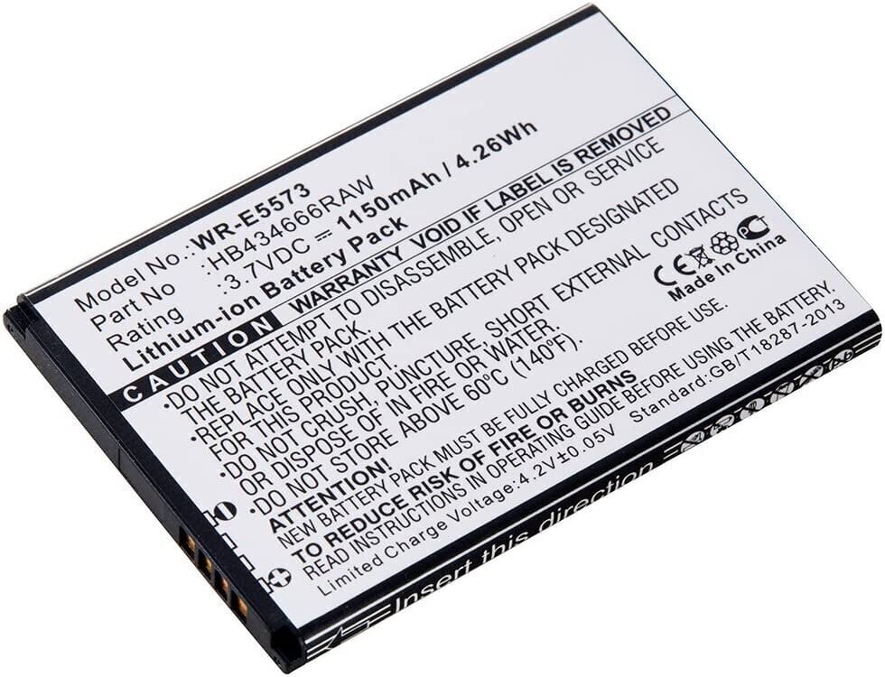 Aku modemile Huawei E5573 HB434666RBC 1150mAh hind ja info | Patareid | kaup24.ee