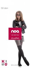 Tüdrukute sukkpüksid Knittex Graffiti, 50 den hind ja info | Tüdrukute sukkpüksid ja sokid | kaup24.ee