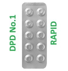 DPD No. 1 RAPID Tabletid kloori või bromi taseme mõõtmiseks hind ja info | Basseini hooldusvahendid | kaup24.ee