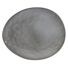 Обеденная тарелка из каменной массы Galet 27,5x23см, серая цена и информация | Посуда, тарелки, обеденные сервизы | kaup24.ee