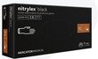 Ühekordsed nitriilkindad Mercator Nitrylex Black, must, 100 tk цена и информация | Töökindad | kaup24.ee