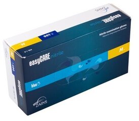 Перчатки нитриловые одноразовые Zarys EasyCare Nitrile, размер M 100шт. цена и информация | Рабочие перчатки | kaup24.ee