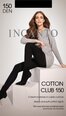 Колготки для женщин Incanto Cotton Club 150 DEN, черные