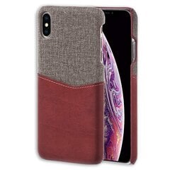 Чехол Lilware Soft Fabric для iPhone XS Max, коричневый цена и информация | Чехлы для телефонов | kaup24.ee