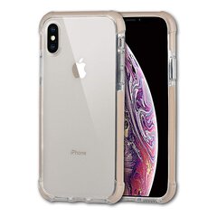 Telefoniümbris Xcessor Clear Hybrid TPU Apple iPhone X / iPhone XS, selge / pastell virsik hind ja info | Telefoni kaaned, ümbrised | kaup24.ee