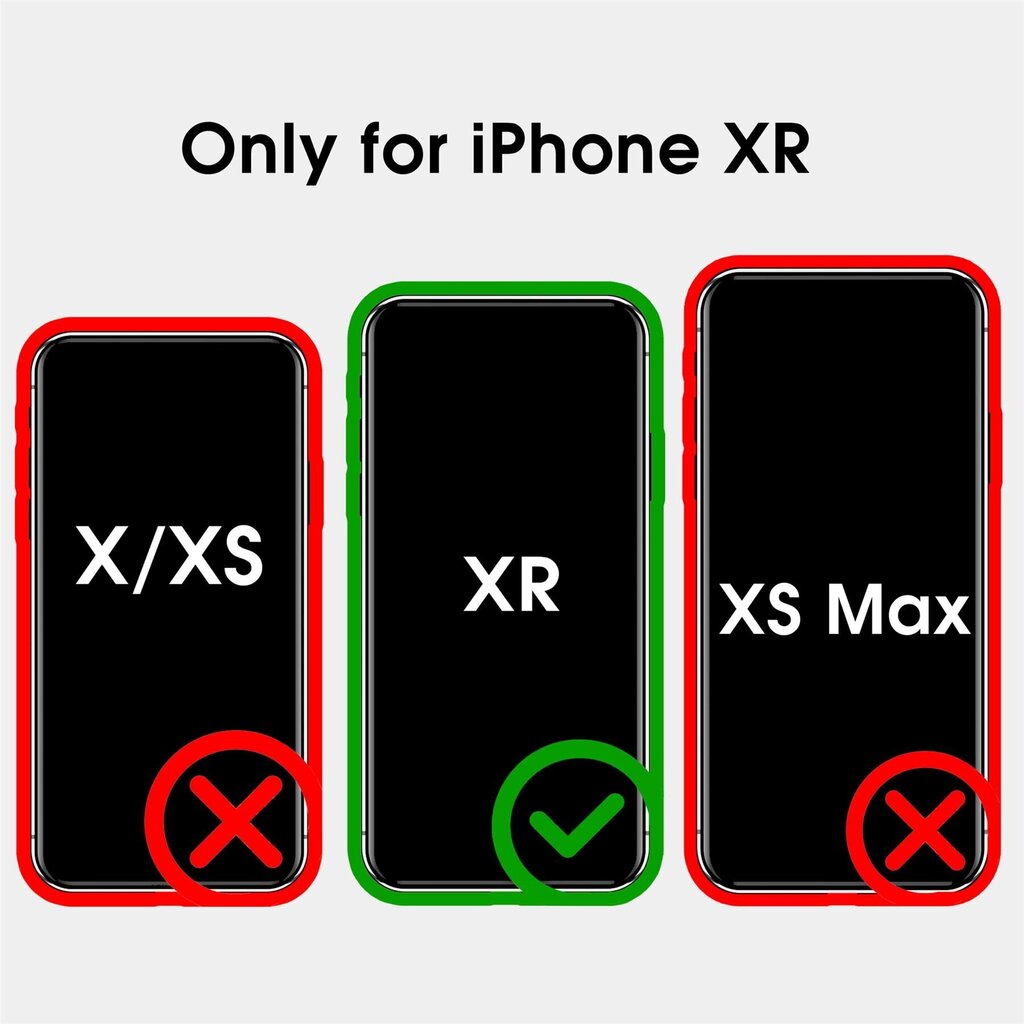 Telefoniümbris Xcessor Clear Hybrid TPU Apple iPhone XR, selge / valge hind ja info | Telefoni kaaned, ümbrised | kaup24.ee