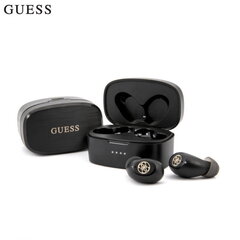 Беспроводные наушники Guess GUTWSJL4GBK True Stereo Bluetooth 5.0 Hi-Fi с HD Микр. и зарядным чехлом, черные цена и информация | Наушники | kaup24.ee