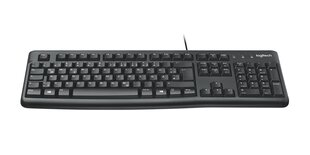 Проводная клавиатура Logitech K120, Черная цена и информация | Клавиатура с игровой мышью 3GO COMBODRILEW2 USB ES | kaup24.ee