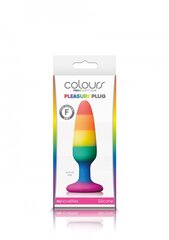 NS Novelties анальная пробка Pleasure Plug Rainbow Small цена и информация | Анальные игрушки | kaup24.ee