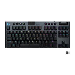 Игровая клавиатура Logitech G915 TKL (NO) Linear, Черная цена и информация | Клавиатура с игровой мышью 3GO COMBODRILEW2 USB ES | kaup24.ee