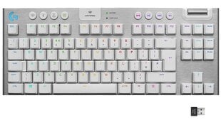 Игровая клавиатура Logitech G915 TKL (NO) Tactile, белая цена и информация | Клавиатуры | kaup24.ee