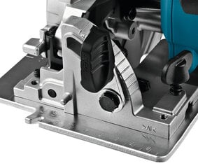 Akuketassaag Makita, 18 V, 57 mm, ø165x20, harjadeta mootor, ilma akude ja laadijata цена и информация | Пилы, циркулярные станки | kaup24.ee