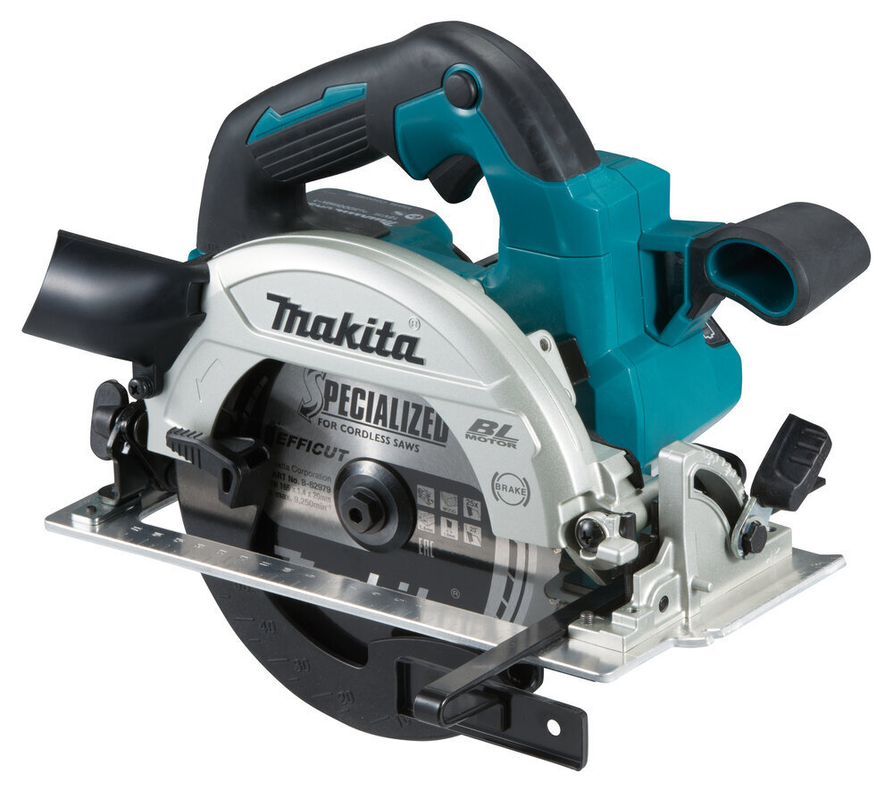 Akuketassaag Makita, 18 V, 57 mm, ø165x20, harjadeta mootor, ilma akude ja laadijata hind ja info | Elektrilised saed, mootorsaed ja tarvikud | kaup24.ee