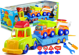 Veoauto-ehitusmasinate komplekt hind ja info | Poiste mänguasjad | kaup24.ee