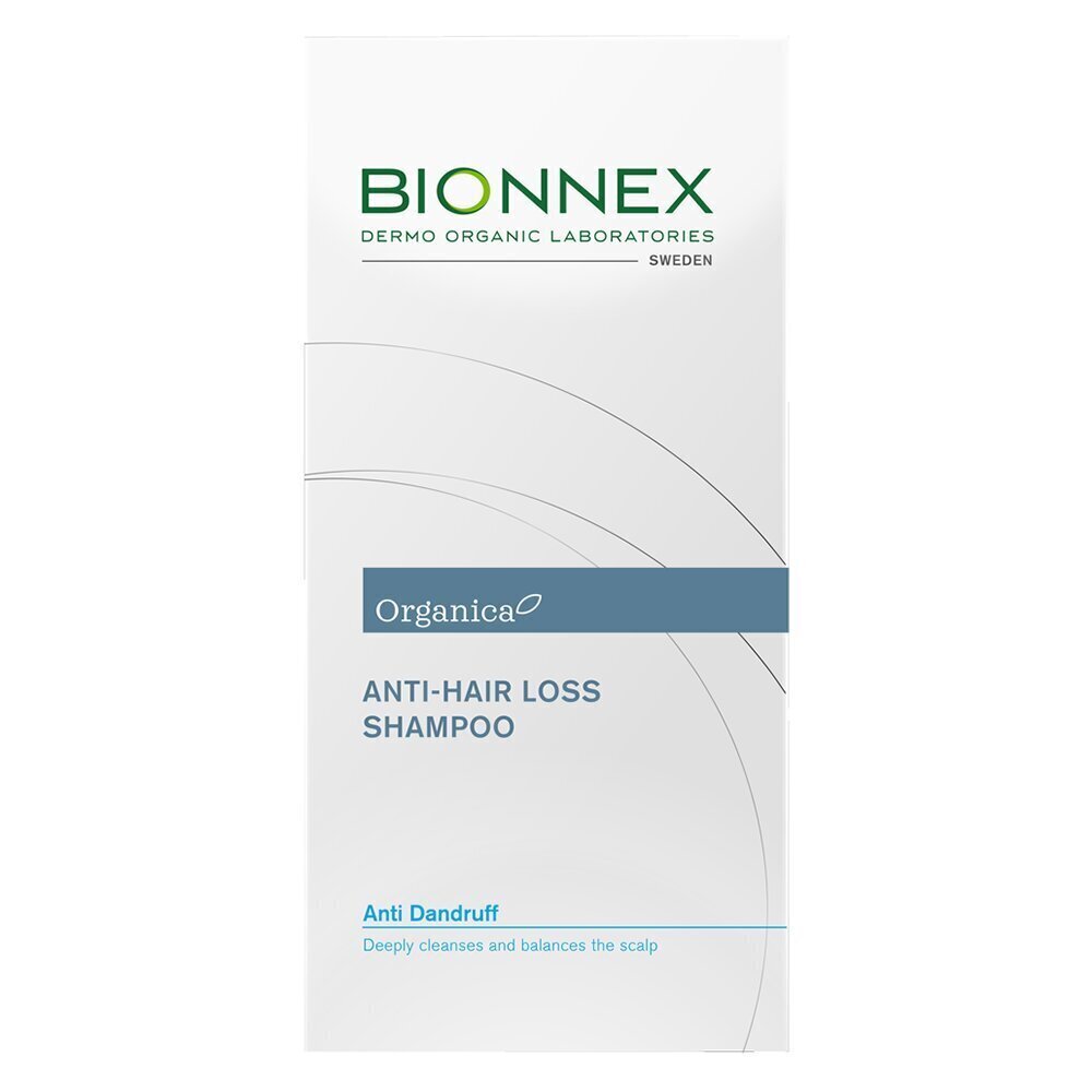 Šampoon juuste väljalangemise ja kõõma vastu Bionnex Organica, 300 ml hind ja info | Šampoonid | kaup24.ee