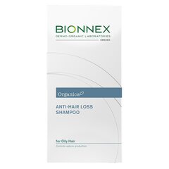 Šampoon juuste väljalangemise vastu rasusele juustele Bionnex Organica, 300 ml hind ja info | Šampoonid | kaup24.ee