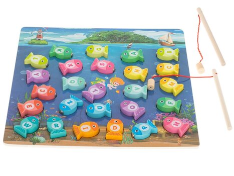 Laste puidust kalapüügimäng magnetitega hind ja info | Arendavad mänguasjad | kaup24.ee