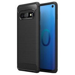 Чехол Carbon для Samsung Galaxy S21 Plus, черный цена и информация | Чехлы для телефонов | kaup24.ee