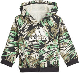 Cпортивный костюм Adidas I Jog Set B, черно-зеленый цена и информация | Шорты для мальчиков | kaup24.ee