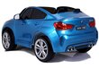 Elektriline maastur BMW X6M, värvitud sinine цена и информация | Laste elektriautod | kaup24.ee