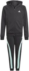 Adidas Spordikostüümid G Hooded Co Ts Black GN5509/170 hind ja info | Komplektid tüdrukutele | kaup24.ee