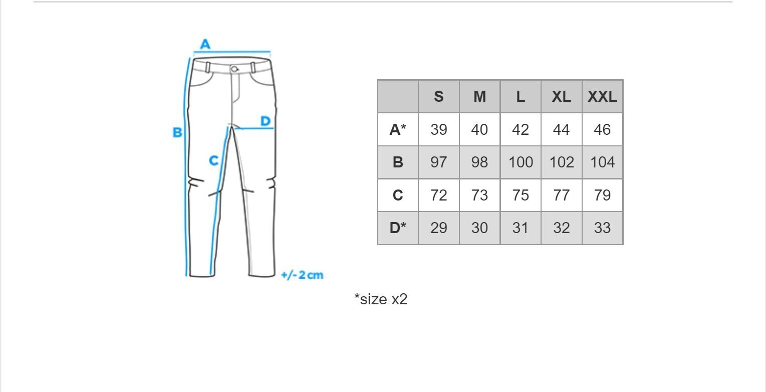 Meeste vabaaja chino püksid Ombre P894, must hind ja info | Meeste püksid | kaup24.ee
