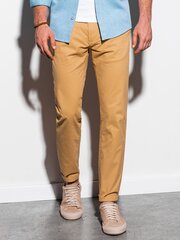 Мужские повседневные брюки чинос Ombre P894, оранжевые цена и информация | Мужские брюки | kaup24.ee