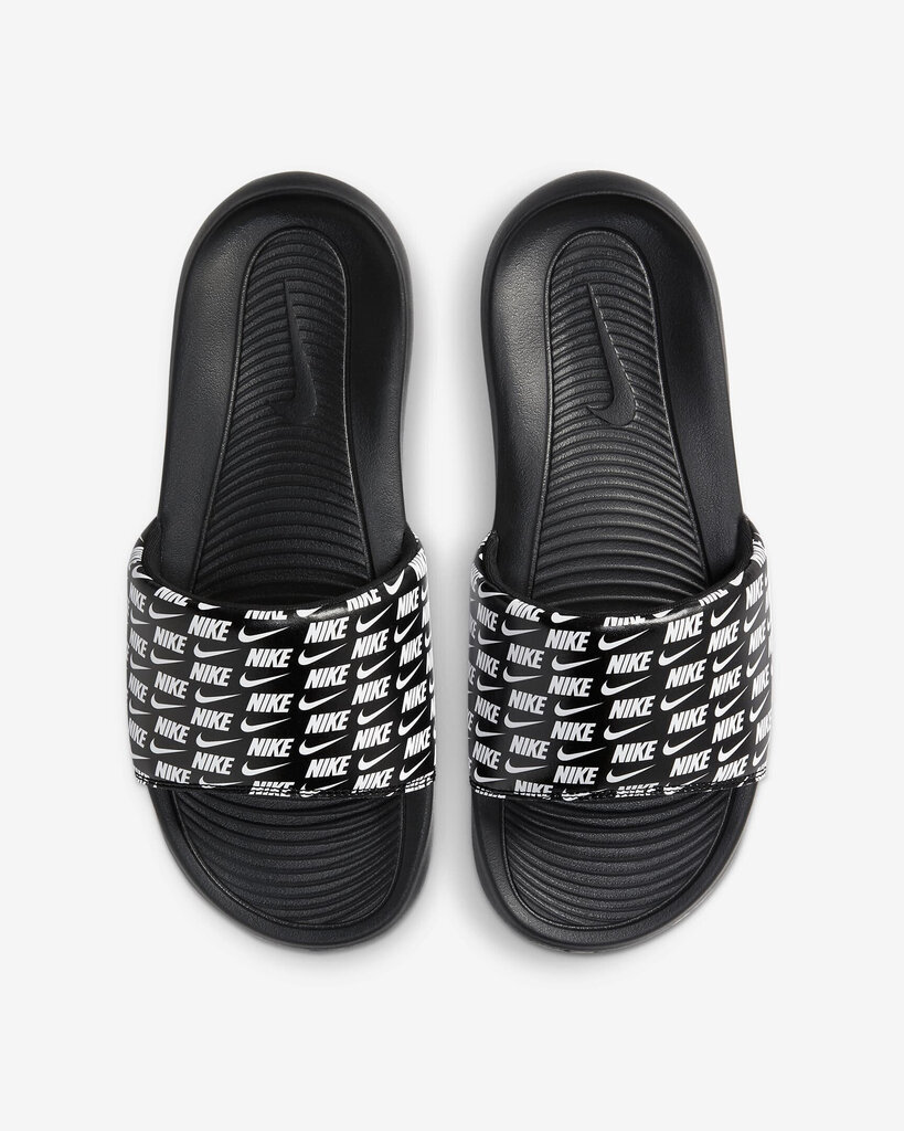 Nike Rannajalatsid Victori One Slide Print Black White CN9678 006/7 цена и информация | Meeste plätud, sussid | kaup24.ee