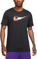 Футболка Nike NK Df Oc Hbr Ss Tee Black DJ1586 010/XL цена и информация | Мужские футболки | kaup24.ee