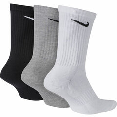 Nike Sokid NK Everyday Cush Crew White Black Grey SX7664 964/38-42 цена и информация | Мужские носки | kaup24.ee