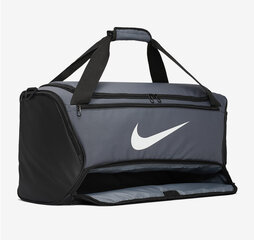 Nike spordikott BRASILIA M DUFF - 9.0 (60L), tumehall-must hind ja info | Spordikotid, seljakotid | kaup24.ee