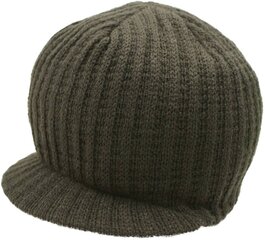 Kootud nokaga Beanie müts hind ja info | Meeste sallid, mütsid ja kindad | kaup24.ee