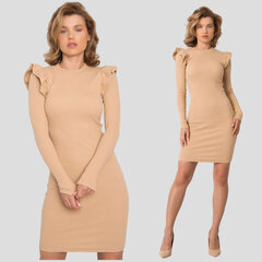 Платье для женщин Alba, кремовое цена и информация | Платья | kaup24.ee