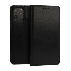 Telefoniümbris Leather book sobib Samsung Galaxy A12, must hind ja info | Telefoni kaaned, ümbrised | kaup24.ee