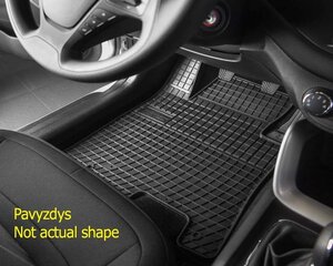  Резиновые коврики Honda CRV IV 2012-> цена и информация | Модельные резиновые коврики | kaup24.ee