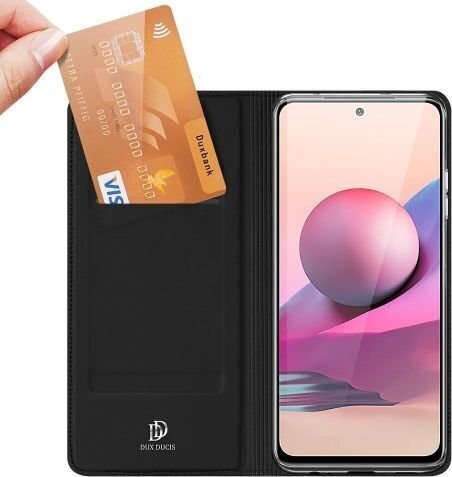 Telefoniümbris Dux Ducis Skin Pro Xiaomi Redmi Note 10/10S must hind ja info | Telefoni kaaned, ümbrised | kaup24.ee